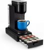 Coffee Pod Organizer Drawer for Keurig K-Cup Pods, Holds 18 Pods - Compact, Easy-Access Design with Smooth Glide