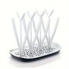 Bottle Drying Rack Space Saving Countertop Baby Bottle Holder, Drying Rack for Baby Bottles Accessories - Stores Up to 12 Bottles, Dishwasher Safe