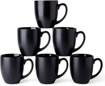 16oz Coffee Mugs Set of 6, Large Ceramic Coffee Mugs for Men Women Dad Mom