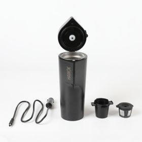 HAWOK Prtable Coffee Maker 12V Travel Espresso Machine, Single Cup 8 oz