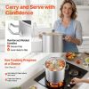Multipurpose Stockpot with Glass Lid for Soups/Stews