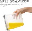 32pcs Airtight Food Storage Containers Set, BPA Free Plastic Kitchen and Pantry Organization Canisters with Lids for Cereal, Dry Food, Flour and Sugar