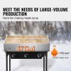Maple Syrup Evaporator Pan, 47 Gallon, 683 Cups of 8.8oz Maple Syrup, Flat Evaporator Pan with Thermometer, 1 Valve and 3 Heating Methods