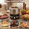 Household Fondue Pot Set with Removable Pot and Forks