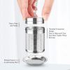 Tea Infusers for Loose Tea, (2 Pack) 18/8 Stainless Steel Tea Strainer Set, Extra Fine Mesh Tea Steeper for Brew Tea, Spices & Seasoning