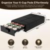 Coffee Pod Organizer Drawer for Keurig K-Cup Pods, Holds 18 Pods - Compact, Easy-Access Design with Smooth Glide